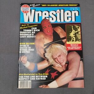The Wrestler January 1982 Wrestling Magazine Nick Bockwinkel Kevin Sullivan‎